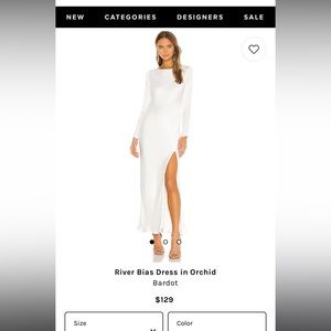 Bardot Dress - River Bias Dress in Orchid